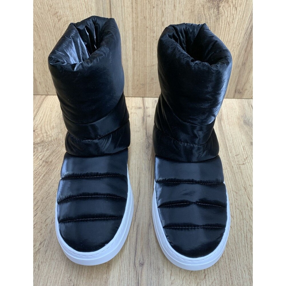 Gentle Souls by Kenneth Cole Women's Rosette Puff Slip On Boots Black Size 7 M - Picture 4 of 16